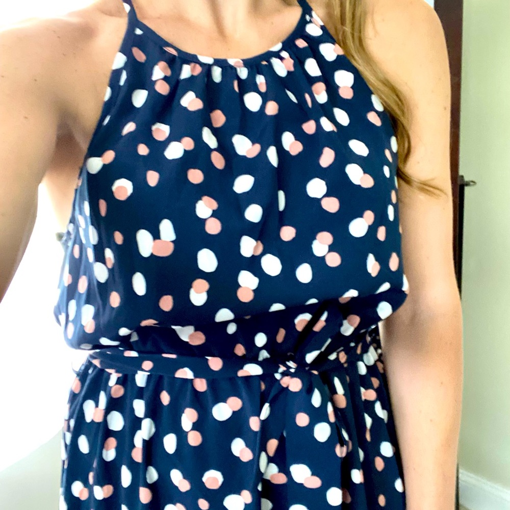 Polka Dot Maxi Dress, size M